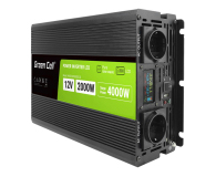 Przetwornica samochodowa Green Cell PowerInverter LCD 12V 2000W/4000W (czysty sinus)